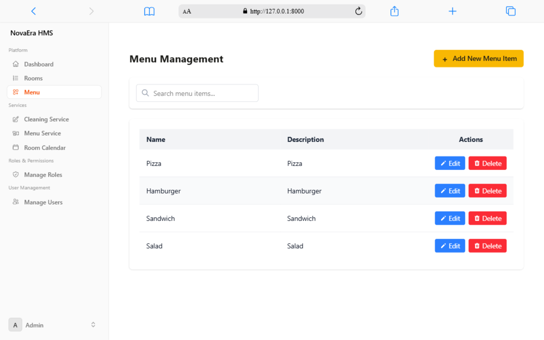 Booking System